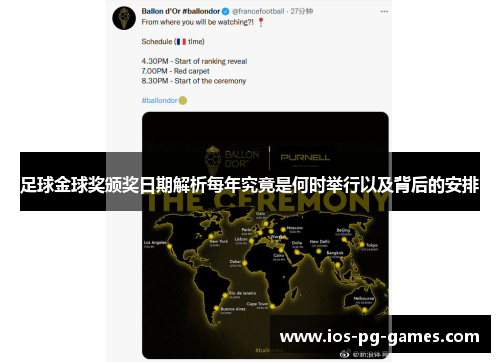 足球金球奖颁奖日期解析每年究竟是何时举行以及背后的安排